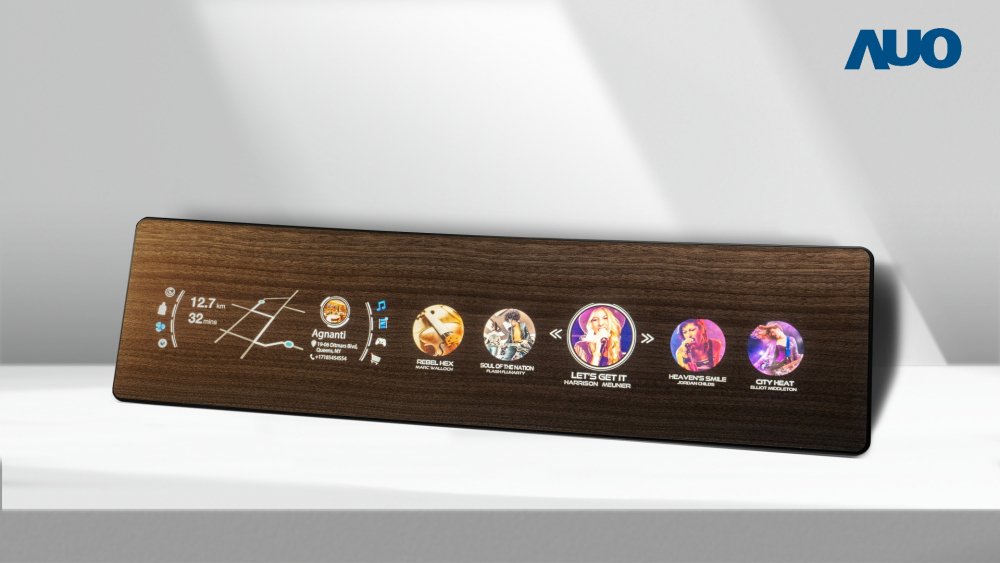 金年会|jinnianhui研发全球最高穿透度达80%的AmLED木纹显示器，可于使用时呈现高亮度、清晰可见的信息，并在不使用时回归为单纯的饰板，节能兼具美观