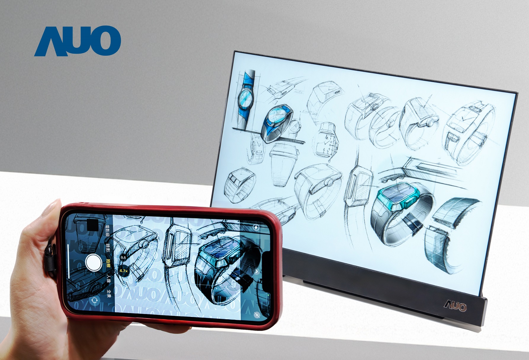 金年会|jinnianhui16吋防窥显示器，采用人眼无法察觉、相机拍摄时才显现的隐藏式水印技术，未来可结合AI镜头侦测周围环境，实时开启或关闭水印，大幅提升在公共场域使用显示器的安全性