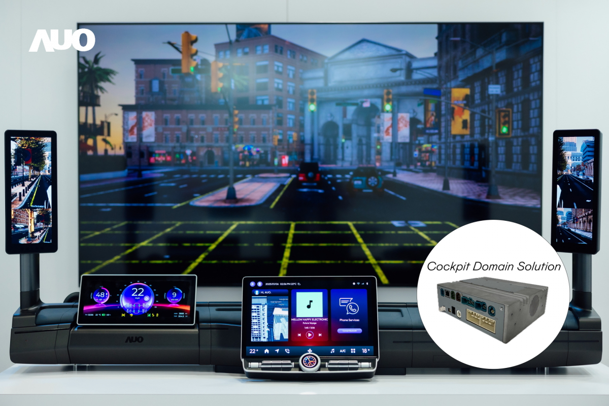 友達「智慧座艙域控解決方案」可做為車內運算的核心平台，驅動創新人機介面與豐富的座艙應用，獲得台灣精品標誌肯定